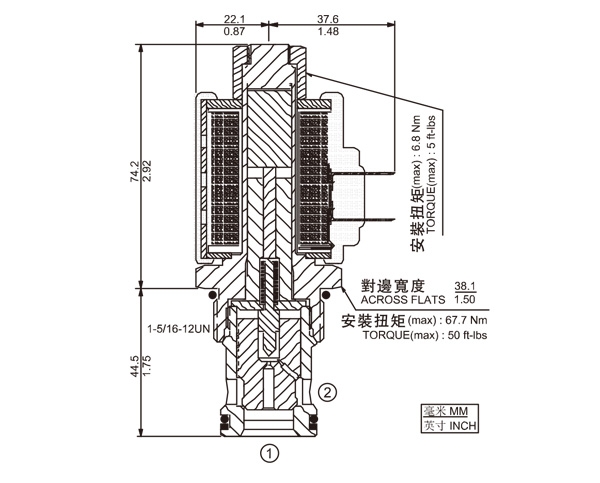 SV16-21 两通常开式锥阀